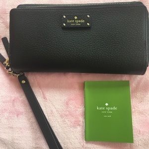 Kate Spade Anita Grove Street Black Wallet